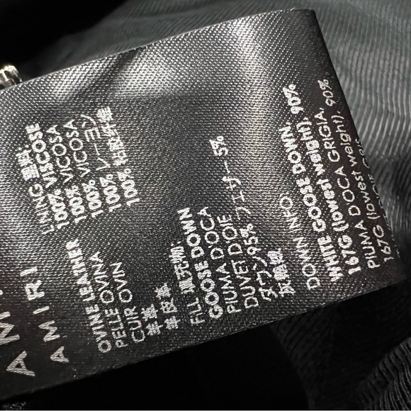 Amiri Shrunken Cropped Quilted Vest Black Women’s Medium - Picture 5 of 7